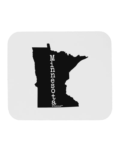 Minnesota - United States Shape Mousepad-TooLoud-White-Davson Sales