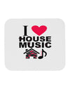 I Love House Pink Mousepad-TooLoud-White-Davson Sales