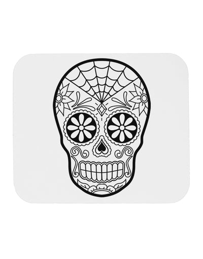 Color Your Own Dia de los Muertos Calavera Mousepad-TooLoud-White-Davson Sales