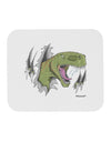 Green Dinosaur Breaking Free Mousepad by TooLoud-TooLoud-White-Davson Sales