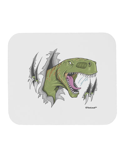 Green Dinosaur Breaking Free Mousepad by TooLoud-TooLoud-White-Davson Sales