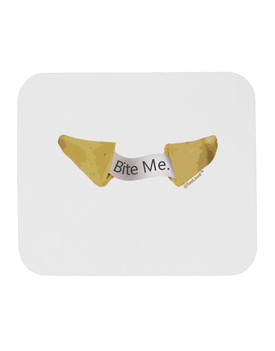 Bite Me - Fortune Cookie Mousepad-TooLoud-White-Davson Sales