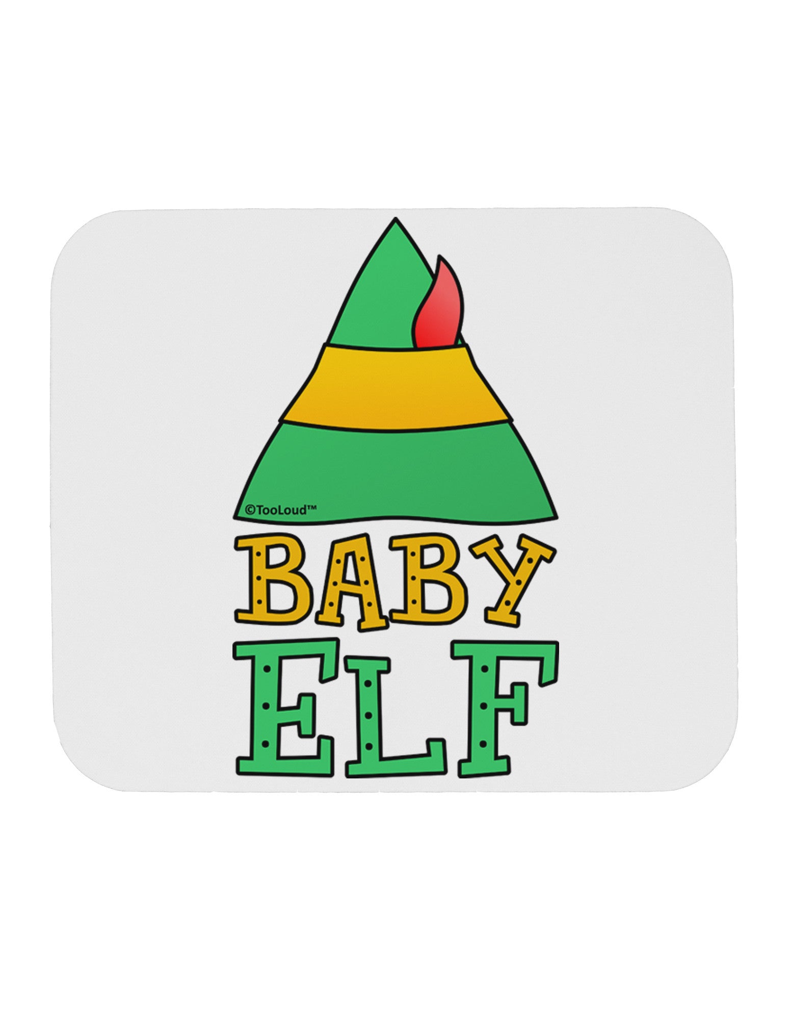 Matching Christmas Design - Elf Family - Baby Elf Mousepad by TooLoud-TooLoud-White-Davson Sales