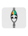 Rainbow Panda Peeking Out of Zipper Mousepad by TooLoud-TooLoud-White-Davson Sales