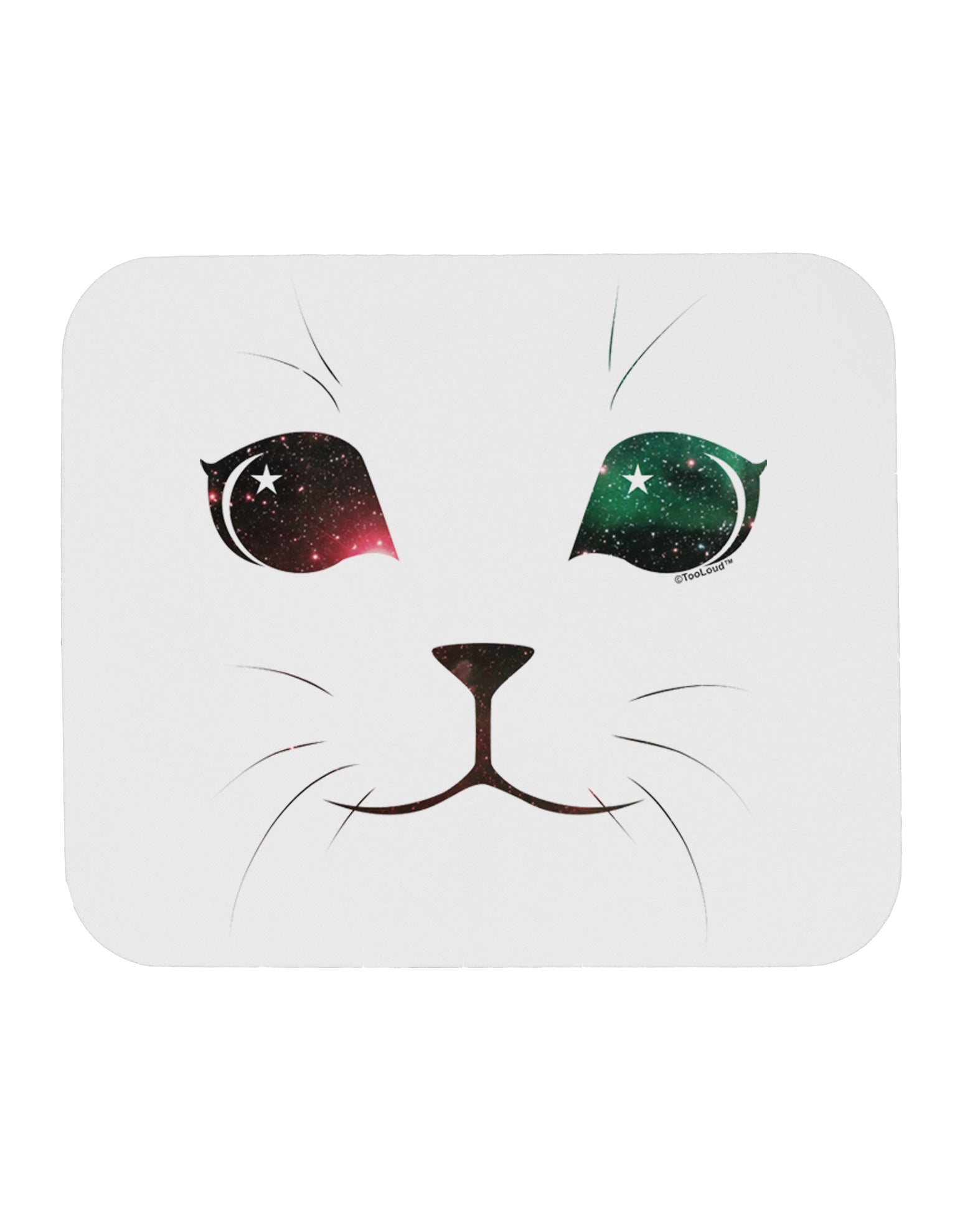 Adorable Space Cat Mousepad by TooLoud-TooLoud-White-Davson Sales
