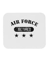 Retired Air Force Mousepad by TooLoud-TooLoud-White-Davson Sales