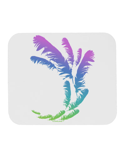 Tropical Feathers Mousepad-TooLoud-White-Davson Sales