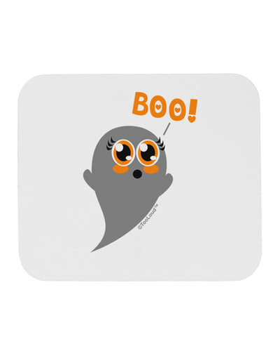 Cute Boo Ghost Mousepad-TooLoud-White-Davson Sales