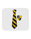 Wizard Tie Yellow and Black Mousepad-TooLoud-White-Davson Sales