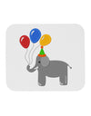 Cute Elephant with Balloons Mousepad-TooLoud-White-Davson Sales