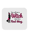 Witch - Bad Thing Mousepad-TooLoud-White-Davson Sales