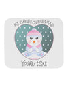 Personalized My First Christmas Snowbaby Girl Mousepad-TooLoud-White-Davson Sales