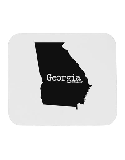 Georgia - United States Shape Mousepad-TooLoud-White-Davson Sales