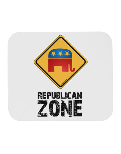 Republican Zone Mousepad-TooLoud-White-Davson Sales