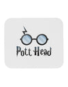 Pott Head Magic Glasses Mousepad-TooLoud-White-Davson Sales