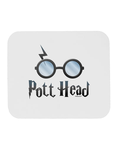 Pott Head Magic Glasses Mousepad-TooLoud-White-Davson Sales