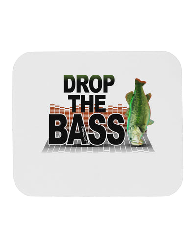 Drop The Bass Fish Mousepad-TooLoud-White-Davson Sales