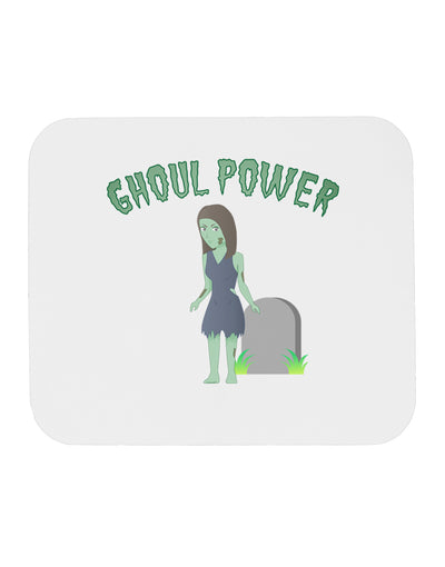 Ghoul Power - Funny Halloween Mousepad-TooLoud-White-Davson Sales