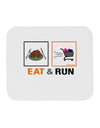 Eat & Run Black Friday Mousepad-TooLoud-White-Davson Sales