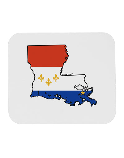 New Orleans Louisiana Flag Mousepad-TooLoud-White-Davson Sales