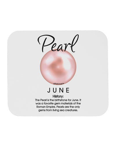 Birthstone Pearl Mousepad by TooLoud-TooLoud-White-Davson Sales