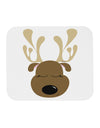 Cute Reindeer Face Christmas Mousepad-TooLoud-White-Davson Sales