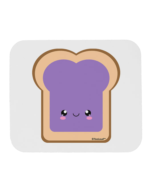 Cute Matching Design - PB and J - Jelly Mousepad by TooLoud-TooLoud-White-Davson Sales