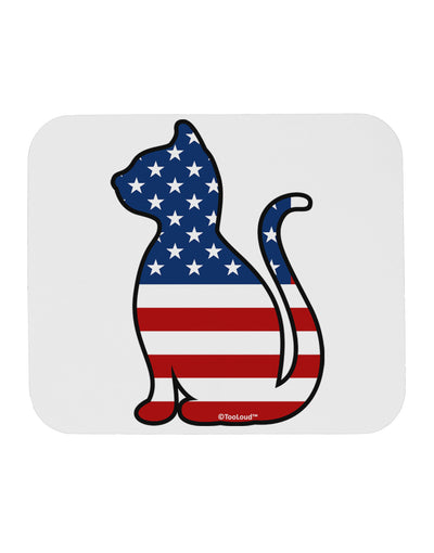 Patriotic Cat Design Mousepad by TooLoud-TooLoud-White-Davson Sales