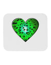 Water Droplet Heart Green Mousepad by TooLoud-TooLoud-White-Davson Sales