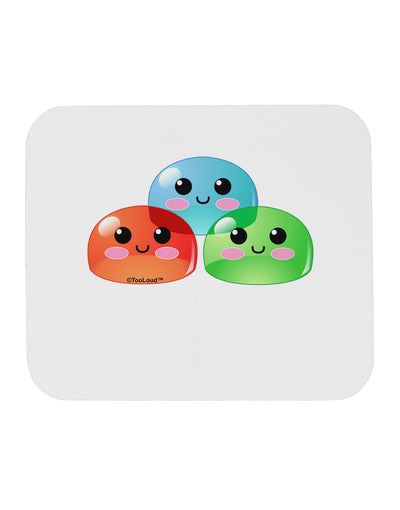 Cute RPG Slime - Trio Mousepad by TooLoud-TooLoud-White-Davson Sales