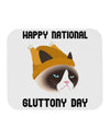 Gluttony Day Disgruntled Cat Mousepad by TooLoud-TooLoud-White-Davson Sales