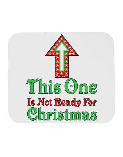 This Guy Is Not Ready For Christmas Mousepad-TooLoud-White-Davson Sales