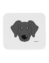 Cute Black Labrador Retriever Dog Mousepad by TooLoud-TooLoud-White-Davson Sales