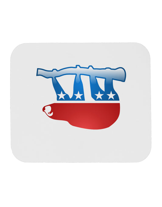 Sloth Political Party Symbol Mousepad-TooLoud-White-Davson Sales