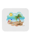 Fun Summer Beach Scene Mousepad by TooLoud-TooLoud-White-Davson Sales