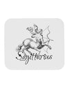 Sagittarius Illustration Mousepad-TooLoud-White-Davson Sales