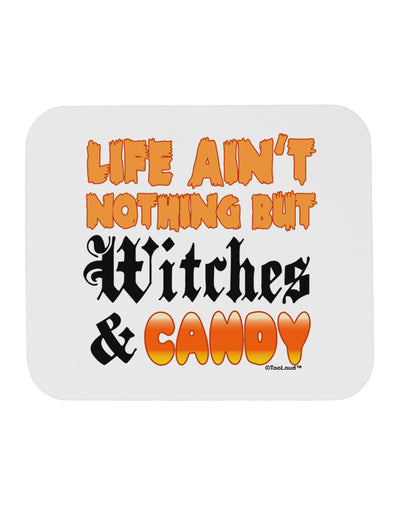 TooLoud Witches and Candy Color Mousepad-TooLoud-White-Davson Sales