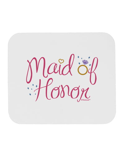 Maid of Honor - Diamond Ring Design - Color Mousepad-TooLoud-White-Davson Sales