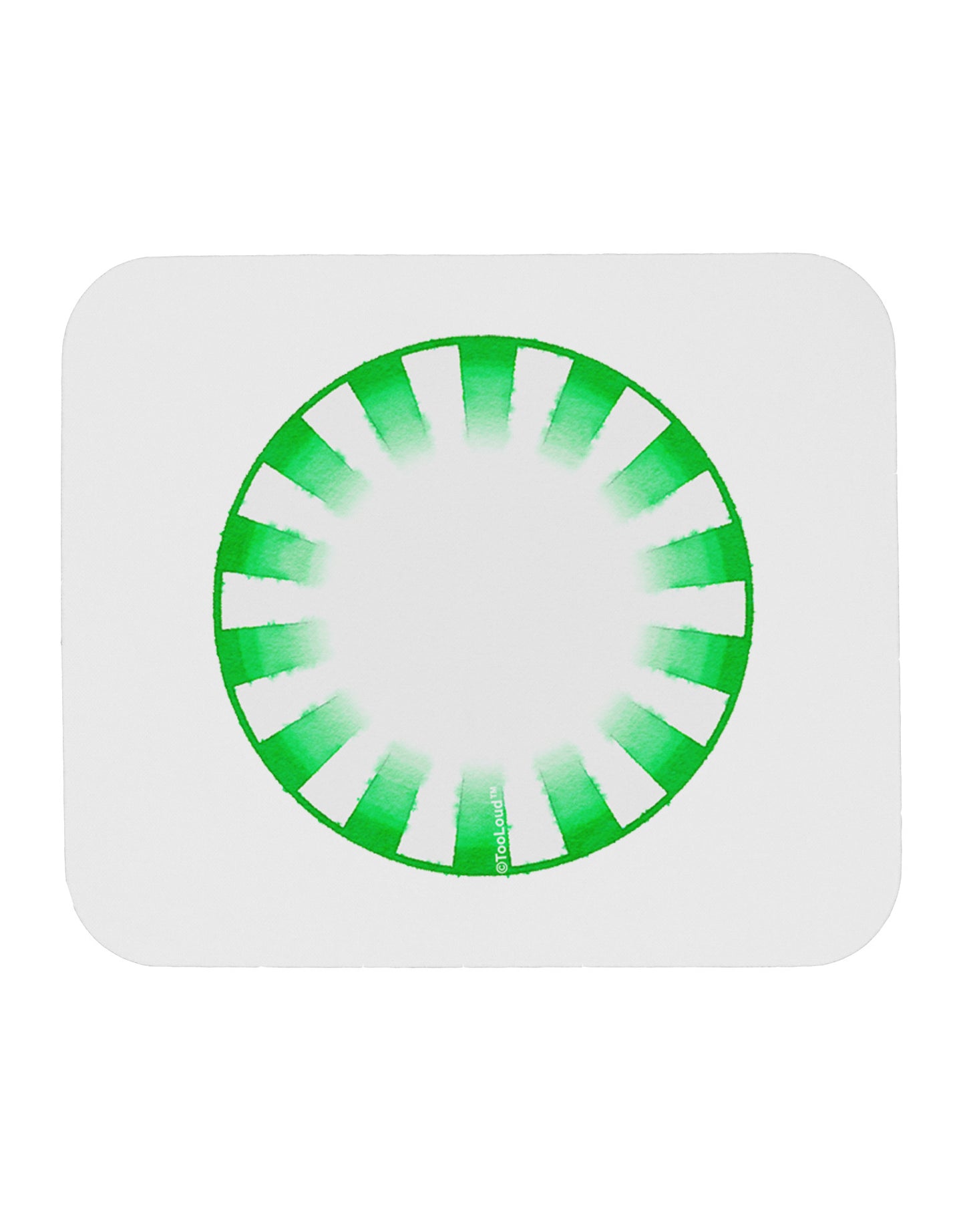 TooLoud Watercolor Spearmint Mousepad-TooLoud-White-Davson Sales