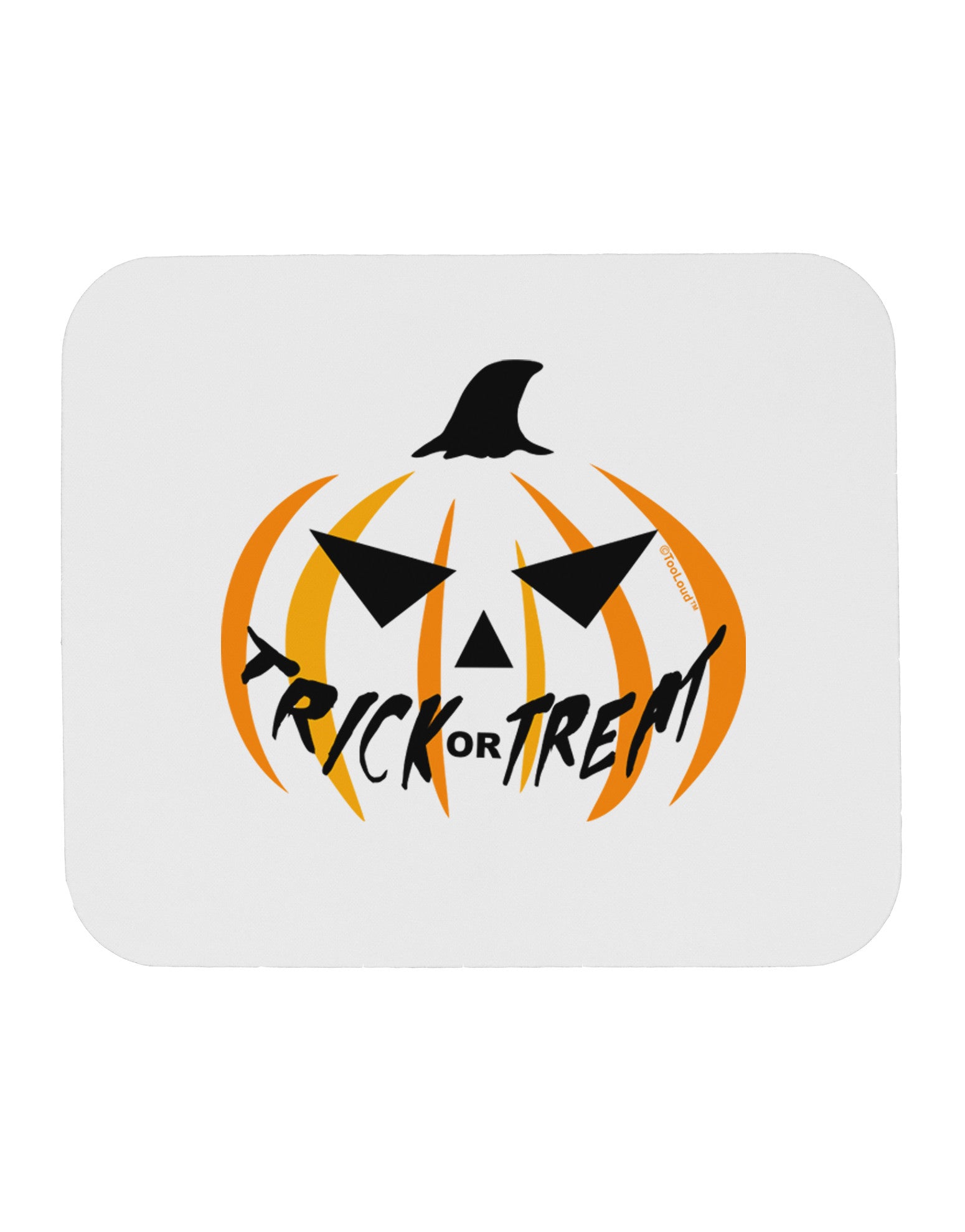 Trick or Treat Jack Mousepad-TooLoud-White-Davson Sales