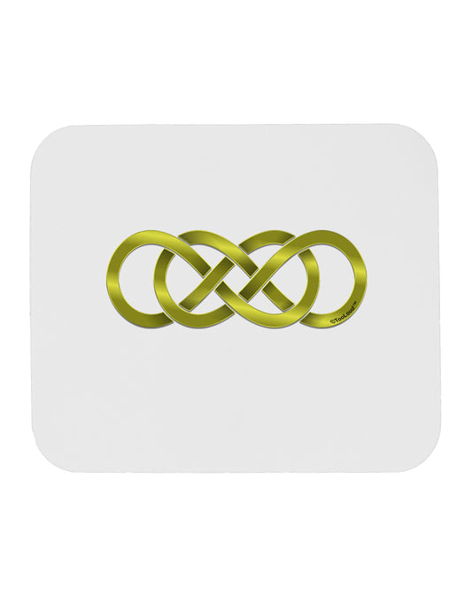 Double Infinity Gold Mousepad-TooLoud-White-Davson Sales