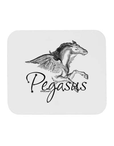 Pegasus Illustration Mousepad-TooLoud-White-Davson Sales