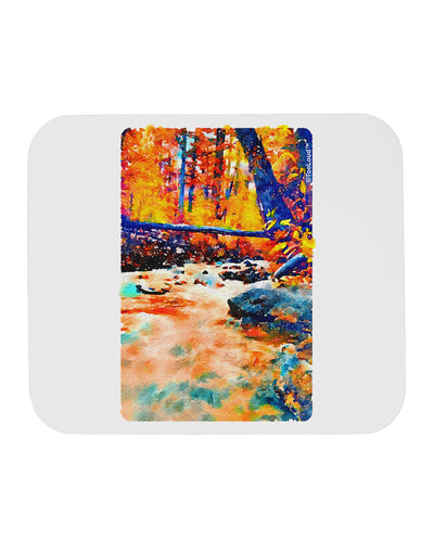 Mt Shavano Colorado Watercolor Mousepad-TooLoud-White-Davson Sales