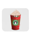 Merry Christmas Latte Cup Mousepad-TooLoud-White-Davson Sales