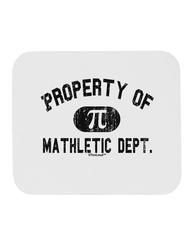 Mathletic Department Distressed Mousepad by TooLoud-TooLoud-White-Davson Sales