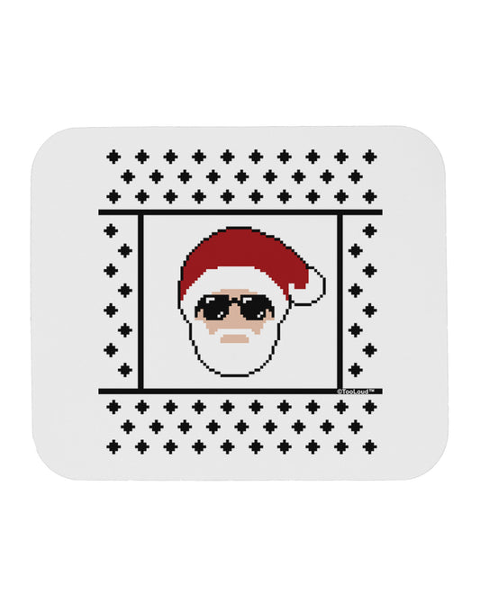 Cool Santa Christmas Sweater Mousepad-TooLoud-White-Davson Sales