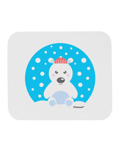 Cute Polar Bear - Christmas Mousepad by TooLoud-TooLoud-White-Davson Sales