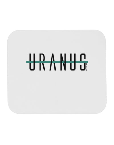 Planet Uranus Text Only Mousepad by TooLoud-TooLoud-White-Davson Sales