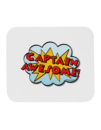 Captain Awesome - Superhero Style Mousepad by TooLoud-TooLoud-White-Davson Sales