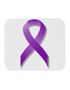 Crohn’s Disease Awareness Ribbon - Purple Mousepad-TooLoud-White-Davson Sales